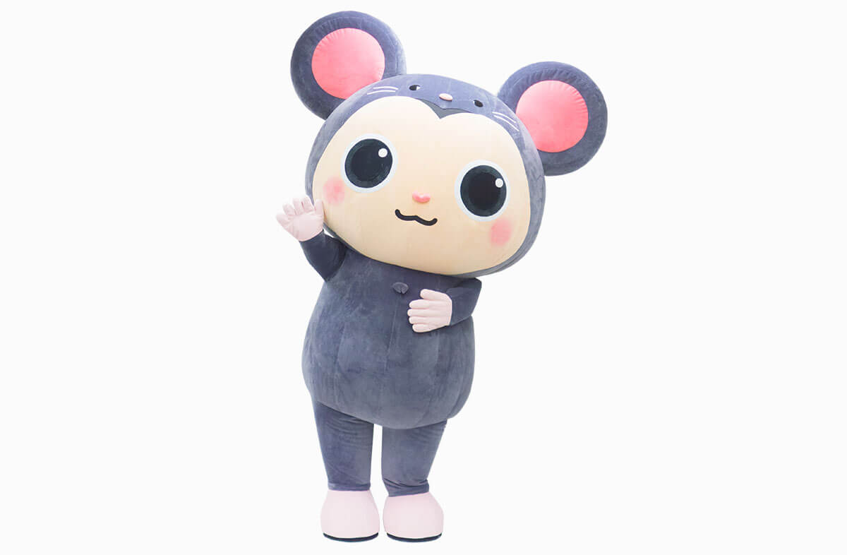 ネズミックスくん | 着ぐるみ制作会社キグルミックス
