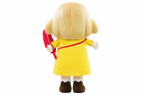 あかはねちゃんの背面