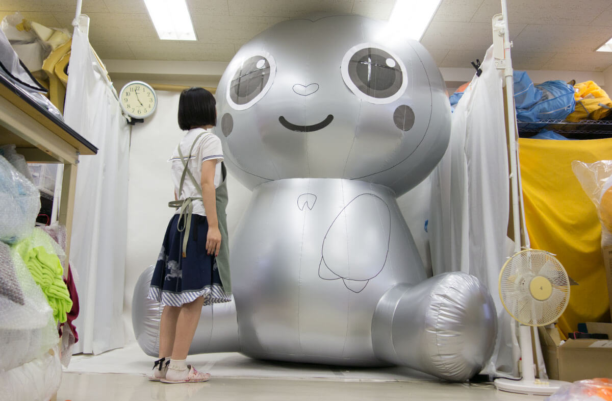 エアーオブジェの芯材完成