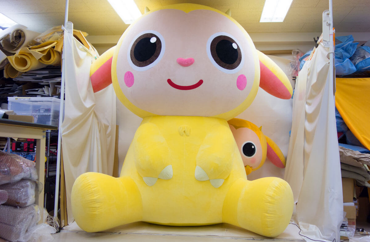 エアーオブジェの完成