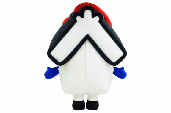 福っくらちゃんの背面