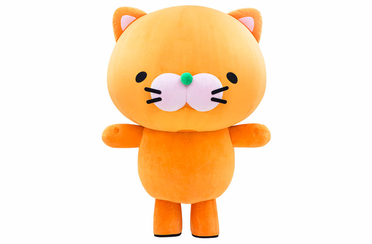 寝冷えネコ（きよニャ） | 着ぐるみ制作会社キグルミックス