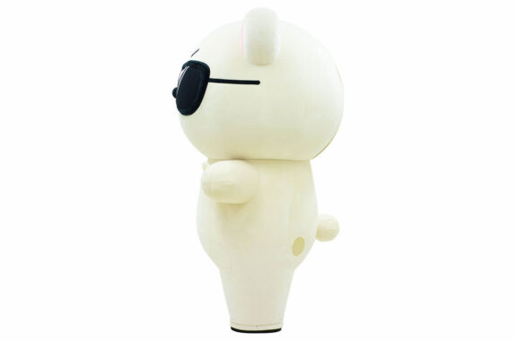 ピース君（ぴーくま）の側面