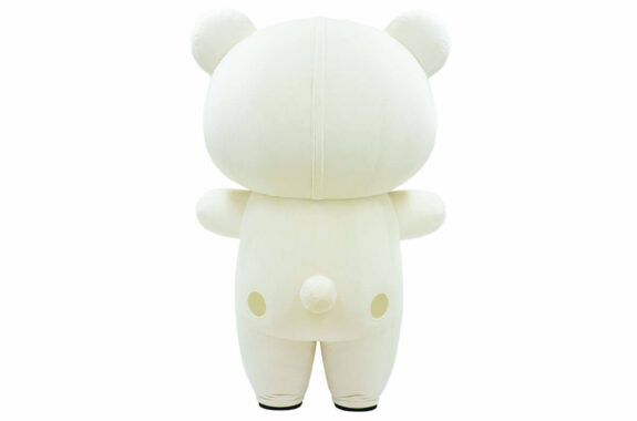 ピース君（ぴーくま）の背面