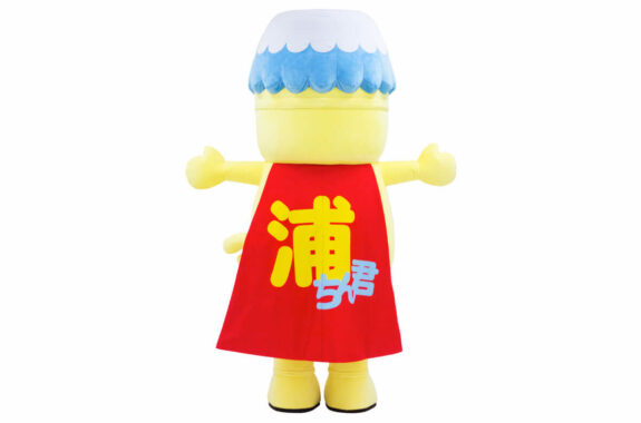浦ちんくんの背面